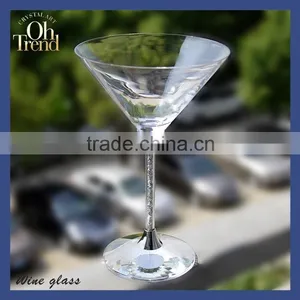 Top Drawer Handmade Lead Free Clear Glass Plate With Rose Gold Mirror Glass thumbnail-5
