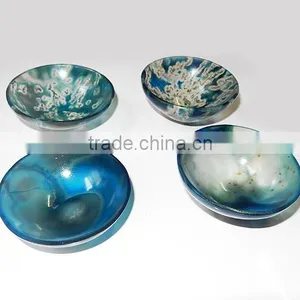 Wholesale Gemstone Bowls 3INCH | Blue Onyx thumbnail-1