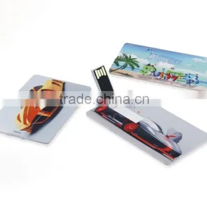 Plastic Card Type Usb Flash Drive, Custom Blank Usb Card With Keychain, Free Full Color Printing Usb Memory Card thumbnail-5