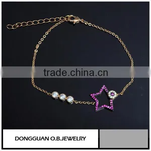 Charm Bracelet /spinel Mirco Pave Bracelet/925 Silver Bracelet thumbnail-5