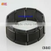 High Quality IP Black Boys Tungsten Carbide Bracelet thumbnail-1