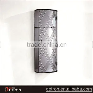 Classic Bathroom Shelf Curved Glass Display Counter thumbnail-1