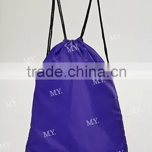 Promotional Durable Custom Polyester Drawstring Bag thumbnail-3