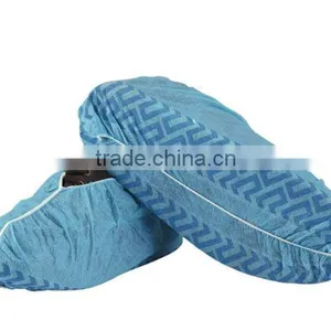 High Quality Nonwoven Household Green Disposable Non Skid Shoe Cover thumbnail-5