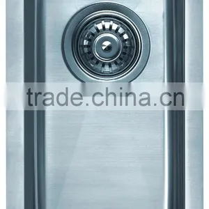 Undermount Stainless Steel Single Bowl Hand Made Kitchen Sink GR-1017R thumbnail-1