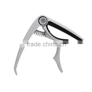 Guitar Capo Zinc Alloy Pull Pins for Acoustic Electric Guitars Unique Versatile Silver thumbnail-4