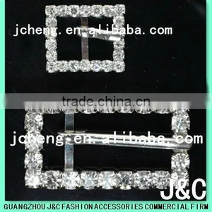 Rhinestone Rectangle Decorative Shoe Buckles Accessories thumbnail-1