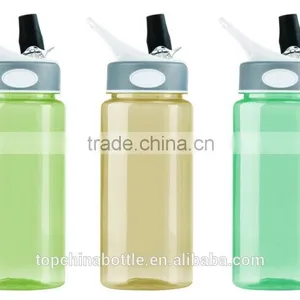 Fashion PC Bottle With Straw Best Selling 600ML thumbnail-1
