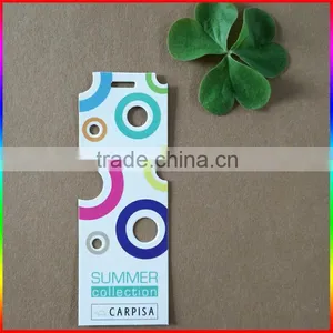 China Factory Custom Paper Hang Tag Swing Tag With Matt Finish thumbnail-3