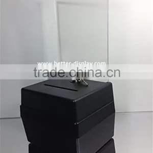 Wholesale Acrylic Coin Donation Boxes thumbnail-1