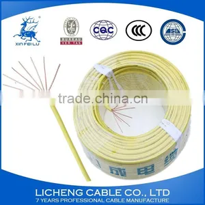 High Quality China Manufacturer Yellow House Wiring Copper Core PVC Insulated Flexible Wire and Cable -BVR(70mm2) thumbnail-3