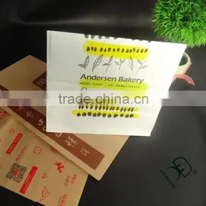 Wholesale Price Take Away Food Grade Kraft Paper Bag for Fast Food thumbnail-1