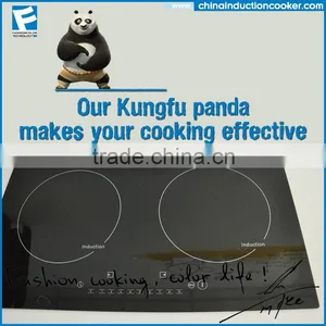 High Power Crystal Glass Induction Plate Induction Cooker Hob thumbnail-3