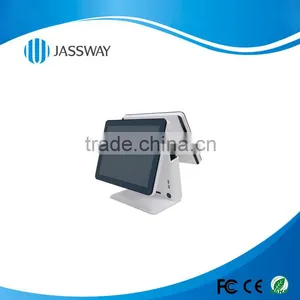 Fanless Design 15 Inch Dual Screen Pos System With J1900U thumbnail-3