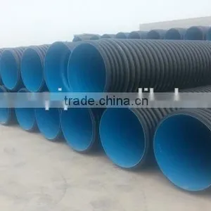 DN500 SN8 Water Sewage Corrugated PE Pipe thumbnail-3
