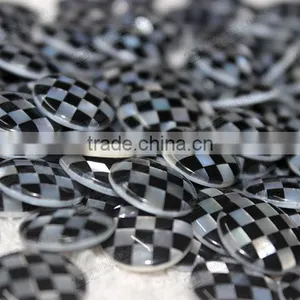 Hot Sale!Checkerboard Mosaics Cabochons for Cufflinks,buttons thumbnail-3