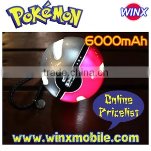 Pokeball PowerBank For Pokemon Go Power Bank 10000mah Portable Charger With LED Light thumbnail-1