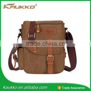Multicolor Small Canvas Satchel Messenger Cross Body Cotton Bag thumbnail-1
