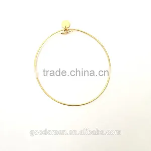 High Quality Fashion 18k Gold Color Metal Bracelet thumbnail-1
