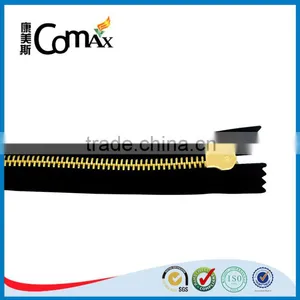 5# Brass Y Teeth Custom Gold Metal Zipper For Bags/Garment thumbnail-6