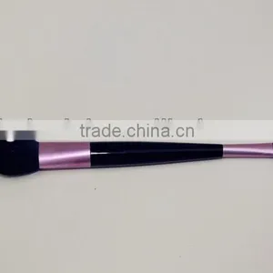Wool Hair Horse Hair Double Side Cosmetic Brush,plastic Handle Eyeshadow Brush Powder Brush thumbnail-1