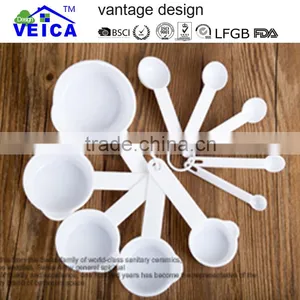 10 Piece PP Measuring Cups and Spoons/measuring Cup and Spoon Set/Set of 10 for Measuring Dry and Liquid Ingredients thumbnail-1