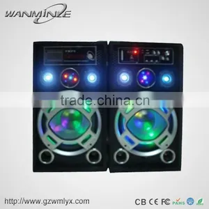 Creative Small Wooden Speaker With Marquee Light For Dj Disco Dancing thumbnail-1