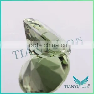 Factory Wholesale Price Round Shape 149# Light Green Spinel thumbnail-2