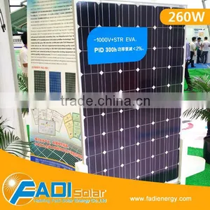 A Grade Quality Mono Crystalline Solar Panel (FD-60-M260) thumbnail-1