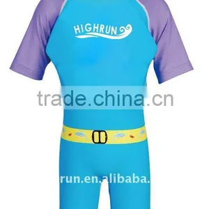 Boy's Blue and Purple Lycra Float Swimming Suit thumbnail-1
