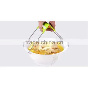 Good Quality Multifunction Plate Stainless Steel Anti-Hot Clip Folder Bowl Metal Clip thumbnail-6