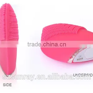 Wholesale Beauty Massage Deep Pore Clean Roller Facial Massage Cream Silicone Facial Cleansing Brush thumbnail-3
