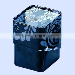 Oblique Shape,black,elegant Perfomance, All Sorts of Tea Tin Box thumbnail-1