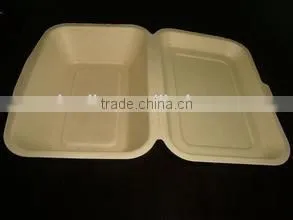 Eco Friendly Biodegradable Wheat Straw Disposable Paper Bento Lunch Box thumbnail-4