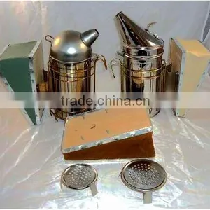 European Round Head Honey Farming Equipment Stainless Steel Bee Smoker thumbnail-5