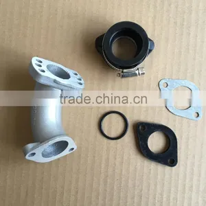Intake Adapter Boot Rubber Pipe Flange Manifold Tube For Mikuni VM24 Keihin OKO Carburetor Pit Dirt Bike Motorcycle thumbnail-1