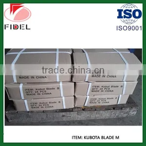 FACTORY PRICE WITH HIGH QUALITY ROTAVATOR BLADES, Kubota Blades, Agriclutural Machinery Parts for Sales thumbnail-2