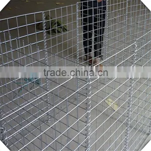 75*75mm 100*100mm Mesh Size Galvanized Stone Gabion Box thumbnail-5