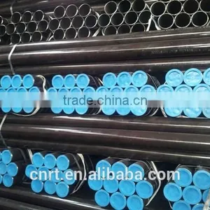 ASTM API 5L Gr. B SCH40 BLACK PRINTING ERW PIPE thumbnail-1