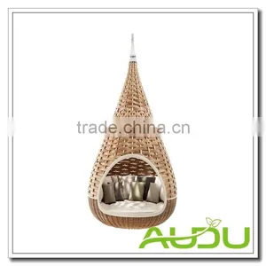 Audu Swing Lounger/Rattan Outdoor Bed Outdoor Swing thumbnail-1