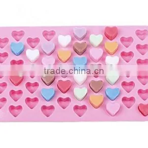 Mini Heart Shape Silicone Ice Cube,Chocolate Mold thumbnail-1