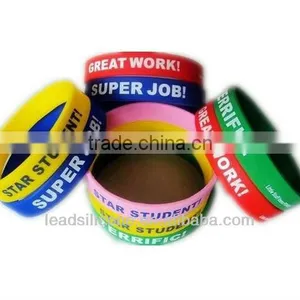 Silicone Bracelet With Metal thumbnail-1