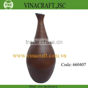 Decorative Spun Bamboo Vase thumbnail-1