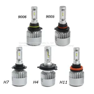 2017 New Arrival Car LED Headlight 9005 9006 C6 COB 36W 6400lm/set(3200lm/bulb) For Harley LED Headlight thumbnail-2