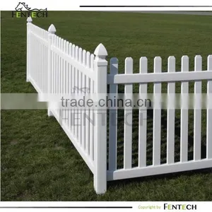UV Resistance Vinyl Pvc Scallop White Fence Finials thumbnail-1