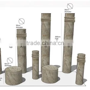 Home and Outdoor Garden Table Wedding Christmas Decoration 10cm to 500cm Height Artificial With Bark Tree Stumps E06 0118 thumbnail-2