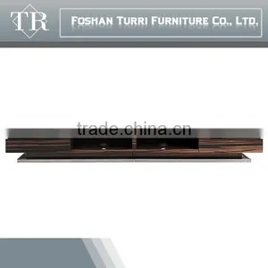 Modern Living Room Wooden TV Cabinet With Showcase thumbnail-6