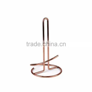 New Design Rose Gold Paper Towel Holder thumbnail-3