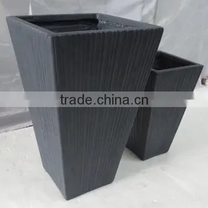 Garden Outdoor Fiberglass Clay Planter Pot thumbnail-1
