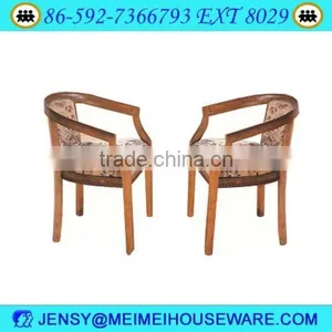 Wooden Oak Coffee Chair thumbnail-1